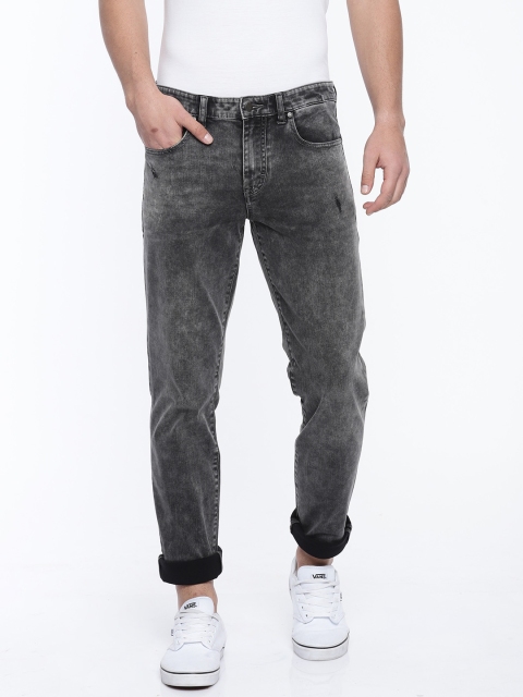 

Calvin Klein Jeans Men Grey Body Slim Fit Mid-Rise Low Distress Stretchable Jeans