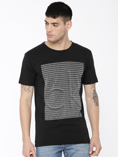 

Calvin Klein Jeans Men Black Printed Round Neck T-shirt