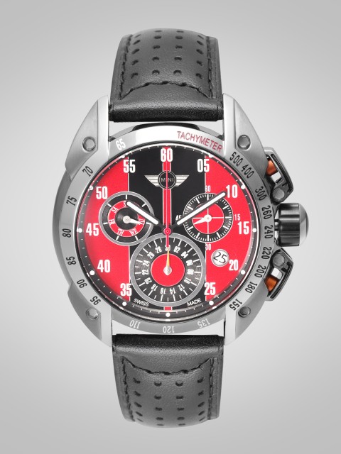 

MINI Men Red & Black Swiss Chronograph Watch 160501_OR