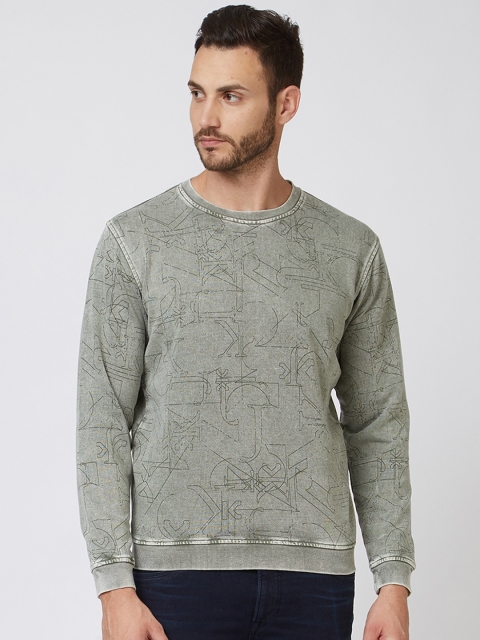 

Killer Men Olive Green Printed Sweatshirt