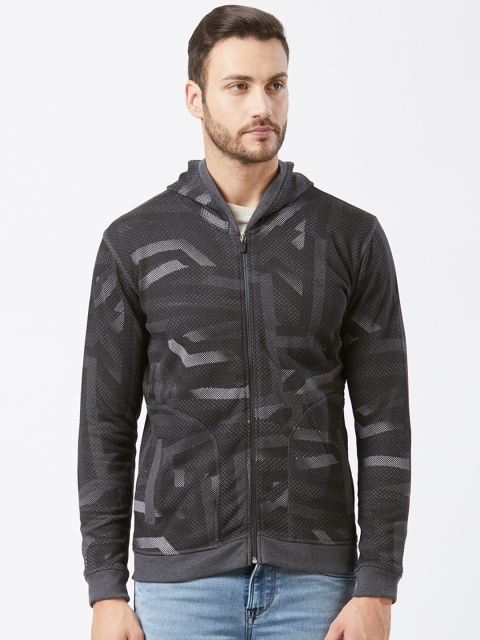 

Killer Men Grey & Off-White Printed Hooded Sweatshirt