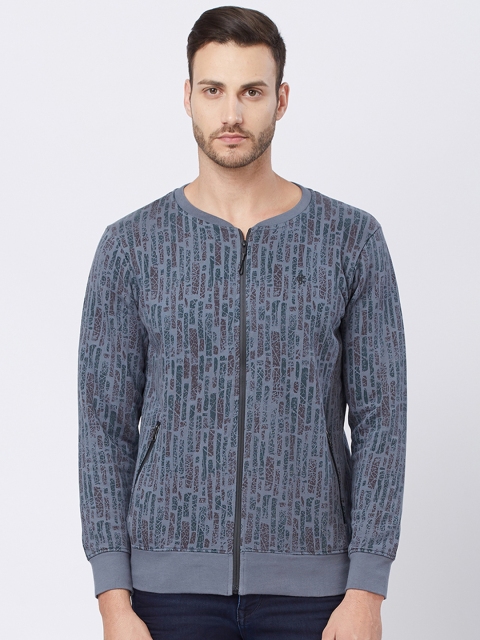 

Killer Men Grey & Blue Printed Sweatshirt