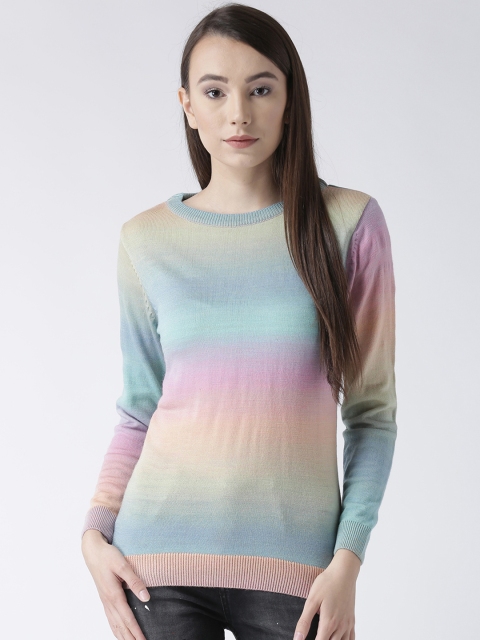 

Club York Women Multicoloured Solid Sweater Vest, Multi