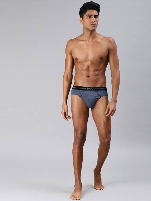 

HRX by Hrithik Roshan Men Lifestyle Blue Basic Brief LS-7010B, Navy blue
