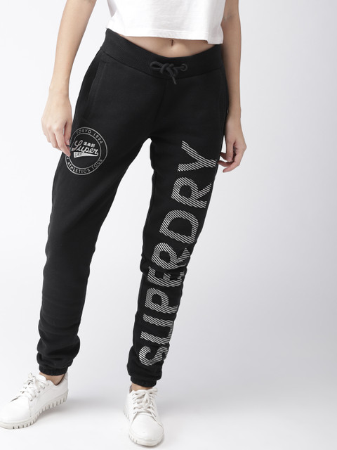

Superdry Women Black Printed Joggers