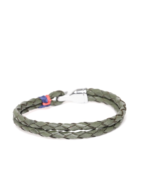

Daniel Klein Olive Green Wraparound Bracelet