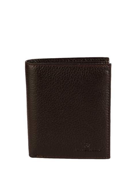 

Daniel Klein Men Brown Textured Two Fold Wallet