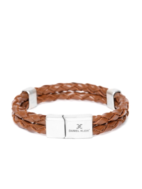 

Daniel Klein Brown Braided Dual-Stranded Bracelet