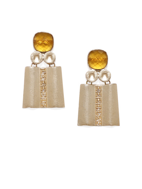 

Pipa Bella Gold-Toned Square Drop Earrings