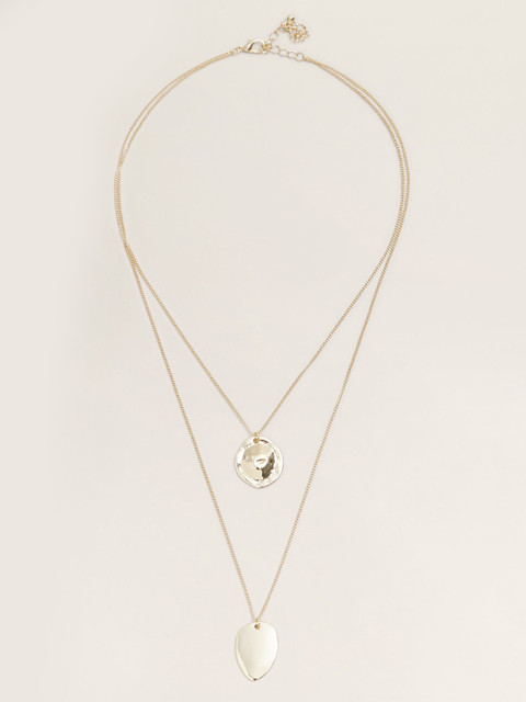 

MANGO Gold-Toned Metal Necklace