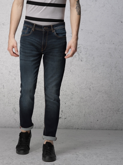 

Ecko Unltd Men Blue Slim Fit Mid-Rise Clean Look Stretchable Jeans