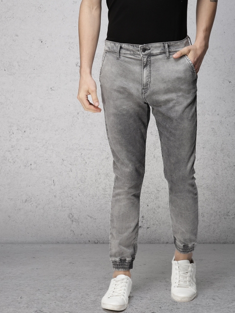 

Ecko Unltd Men Grey Jogger Mid-Rise Clean Look Stretchable Jeans