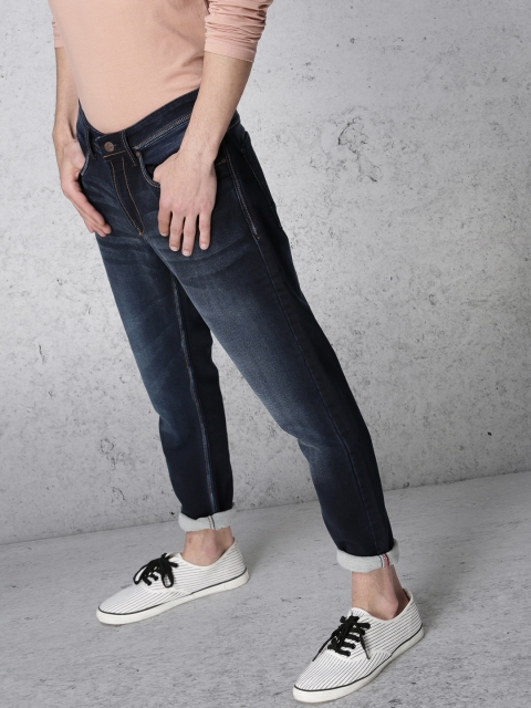 

Ecko Unltd Men Blue Tapered Fit Mid-Rise Jeans