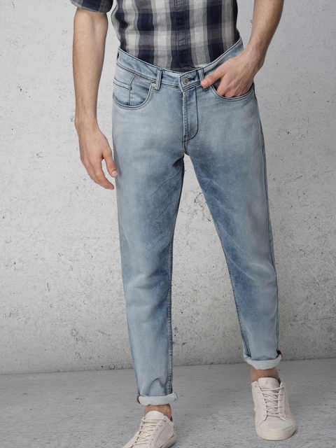 

Ecko Unltd Men Blue Slim Tapered Fit Mid-Rise Clean Look Stretchable Jeans