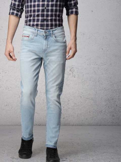 

Ecko Unltd Men Blue Slim Tapered Fit Mid-Rise Clean Look Stretchable Jeans