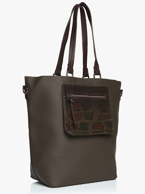 

Accessorize Olive Green Solid Shoulder Bag