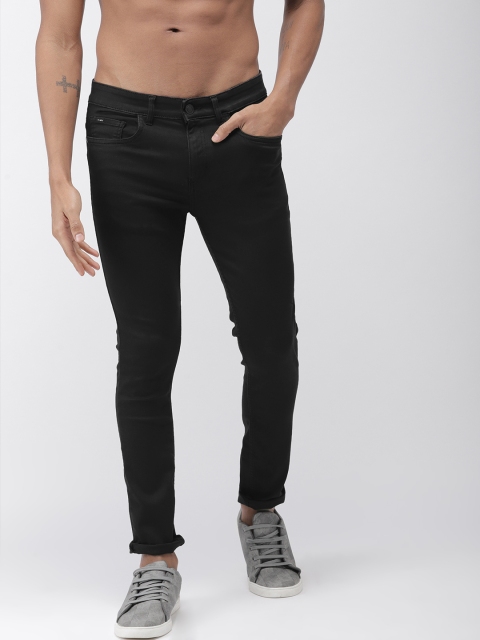 

HIGHLANDER Men Black Skinny Fit Mid-Rise Clean Look Stretchable Jeans