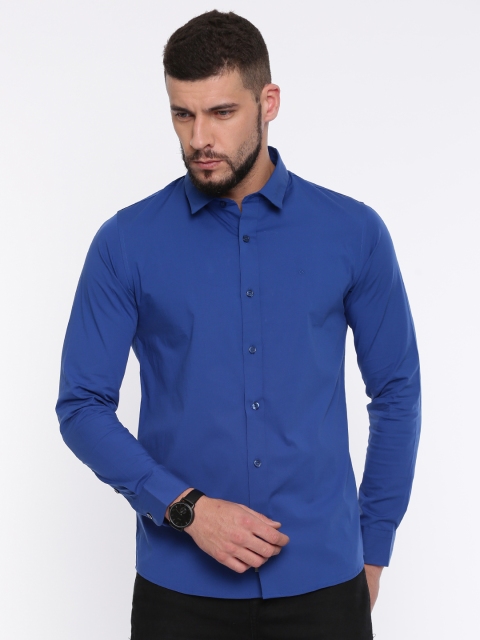 

Calvin Klein Jeans Men Blue Slim Fit Casual Shirt