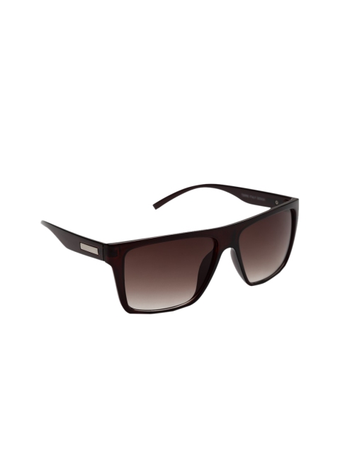 

Get Glamr Unisex Rectangle Sunglasses, Brown