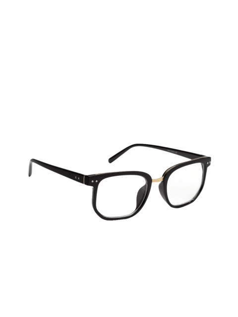 

Get Glamr Unisex Black Solid Full Rim Square Frames