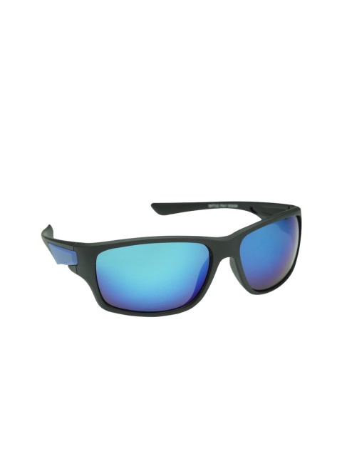 

Get Glamr Unisex Rectangle Sunglasses SG-UN-MT-093-8, Blue
