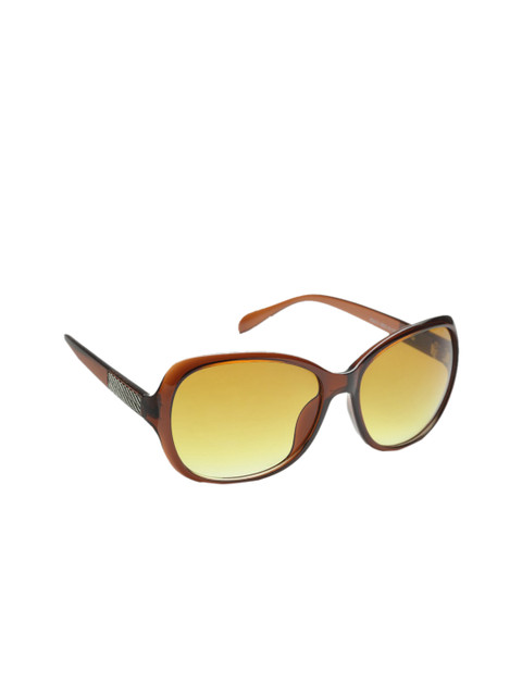 

Get Glamr Women Butterfly Sunglasses SG-LT-MT-035-8-Brown
