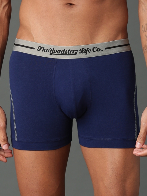 

Roadster Navy Blue Solid Ultra Durable Trunk 845618