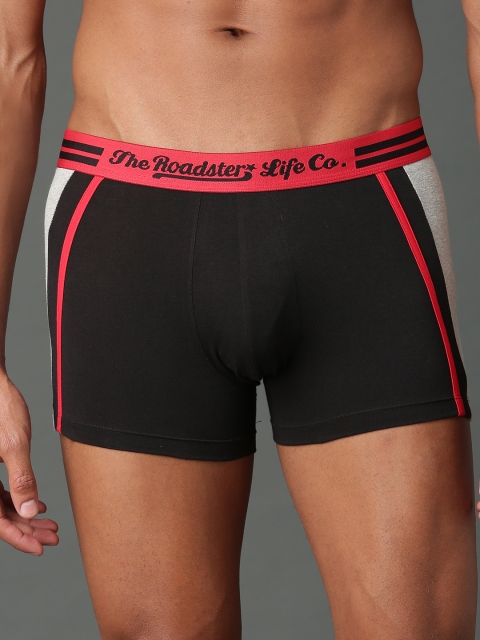 

Roadster Men Black Colourblocked Ultra Durable Trunk RDST-BR-PK1