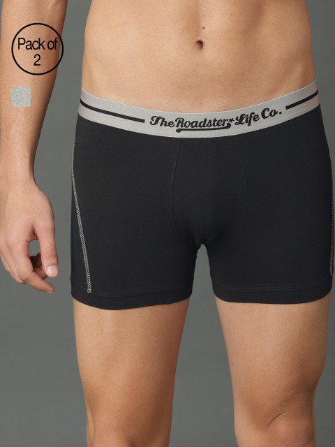 

Roadster Pack of 2 Ultra Durable Trunks RDST-BR-PK2-007B, Grey