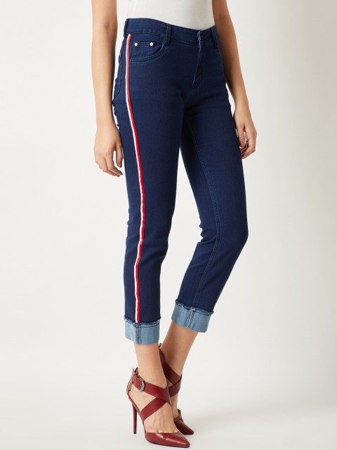 

Miss Chase Women Blue Slim Fit Mid-Rise Clean Look Jeans