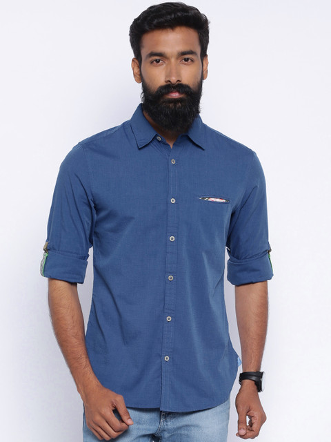 

United Colors of Benetton Blue Casual Shirt
