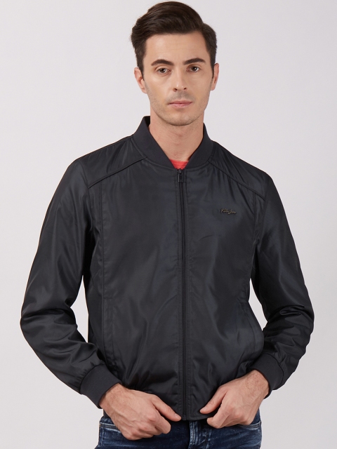 

Killer Men Navy Blue Solid Bomber