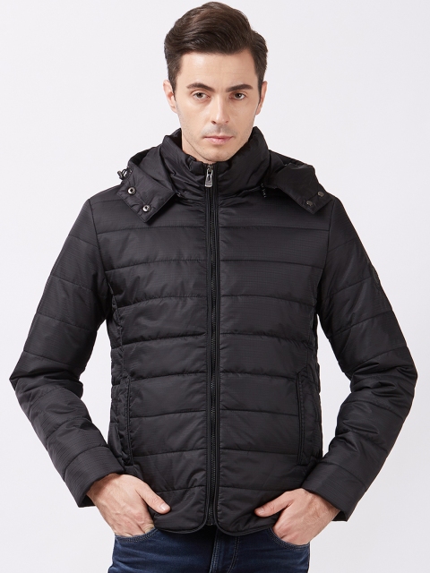 

Killer Men Black Solid Padded Jacket