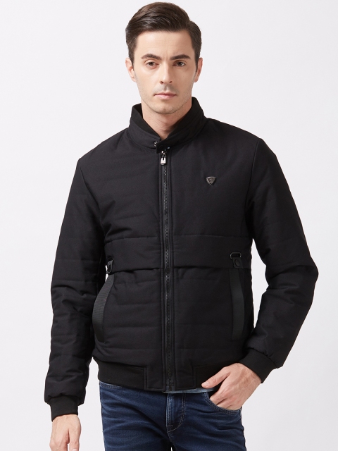 

Killer Men Black Solid Padded Jacket