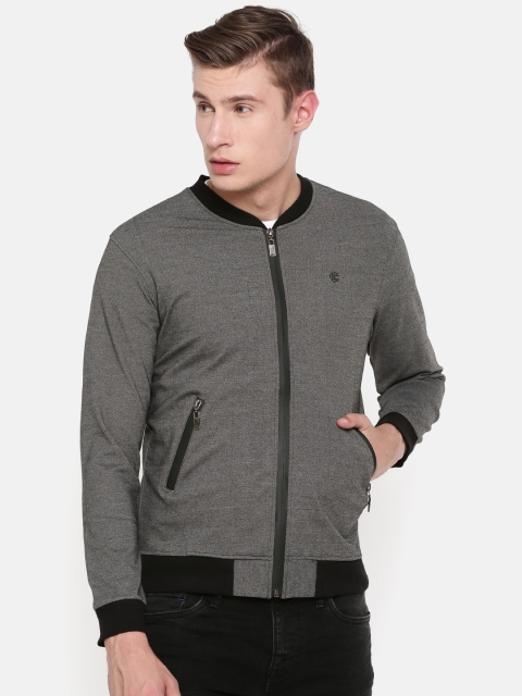 

Killer Men Charcoal Self Design Bomber