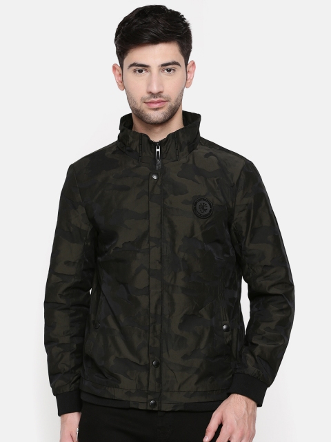 

Killer Men Olive Green Printed Bomber
