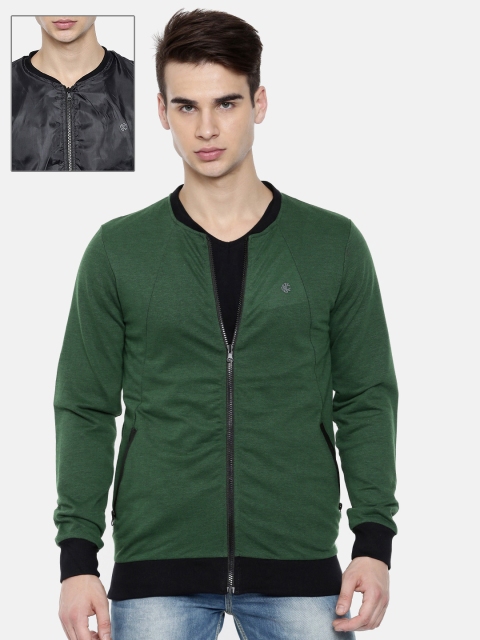 

Killer Men Green & Black Reversible Solid Bomber
