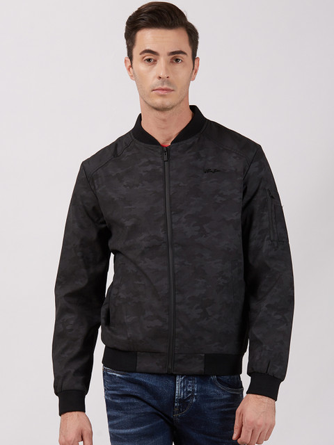 

Killer Men Black Printed Padded Jacket