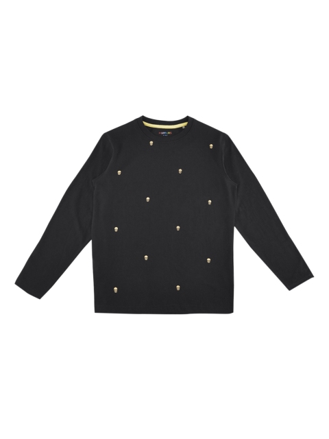 

POPPERS by Pantaloons Boys Black Printed Round Neck T-shirt