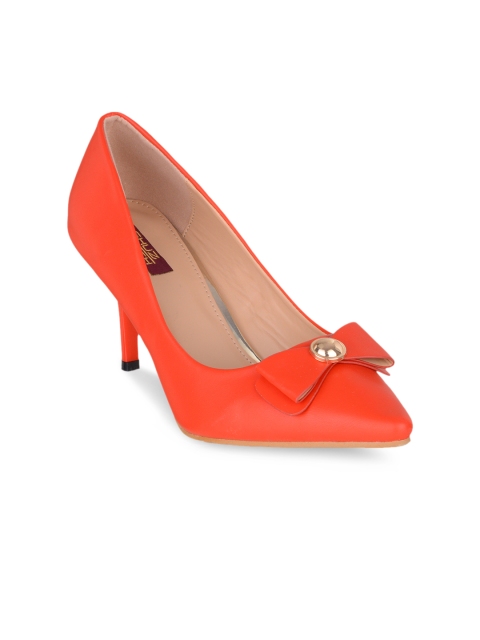 

SHUZ TOUCH Women Red Solid Pumps