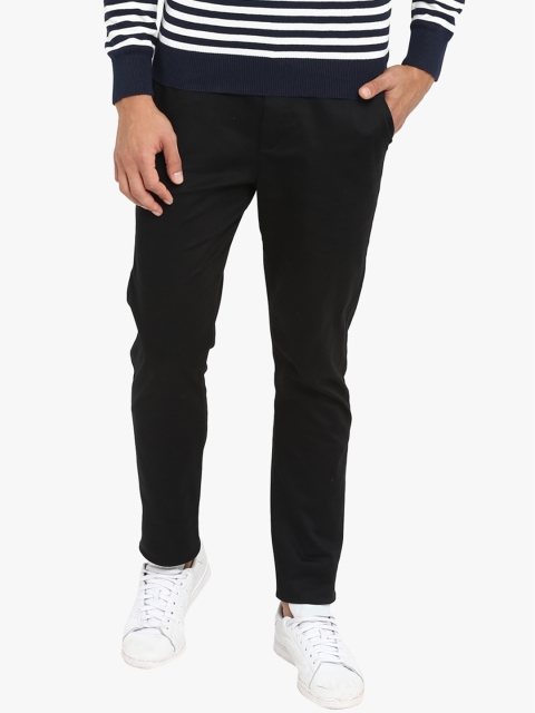 

Red Tape Men Black Skinny Fit Solid Chinos