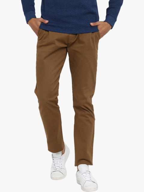 

Red Tape Men Khaki Slim Fit Solid Chinos