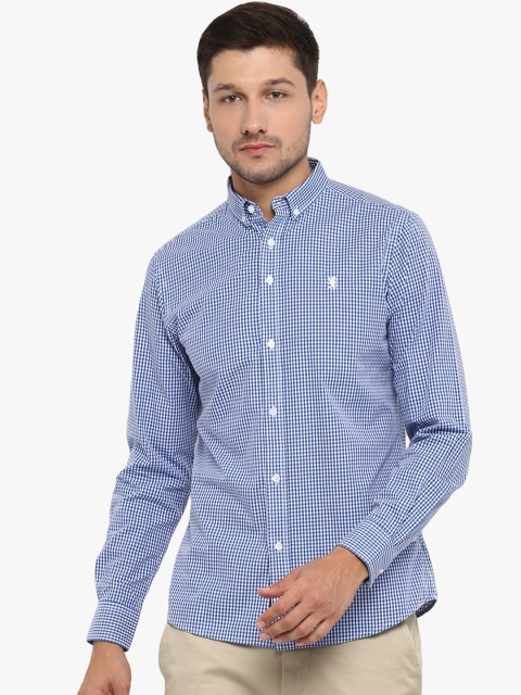 

Red Tape Men Blue & White Checked Casual Shirt