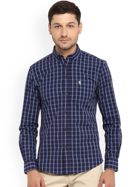 

Red Tape Men Blue Checked Casual Shirt