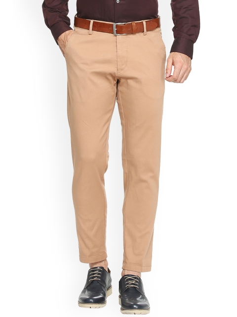 

Allen Solly Men Beige Slim Fit Solid Chinos