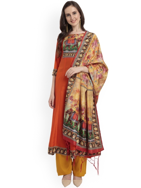 

Janasya Multicoloured Printed Dupatta, Multi