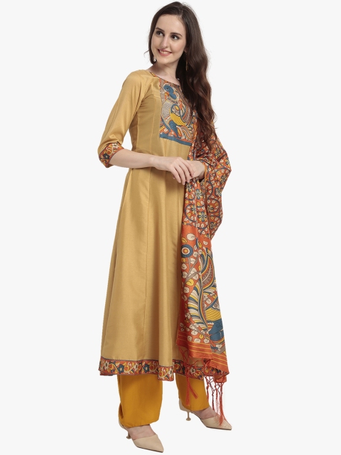 

Janasya Orange Digital Printed Dupatta