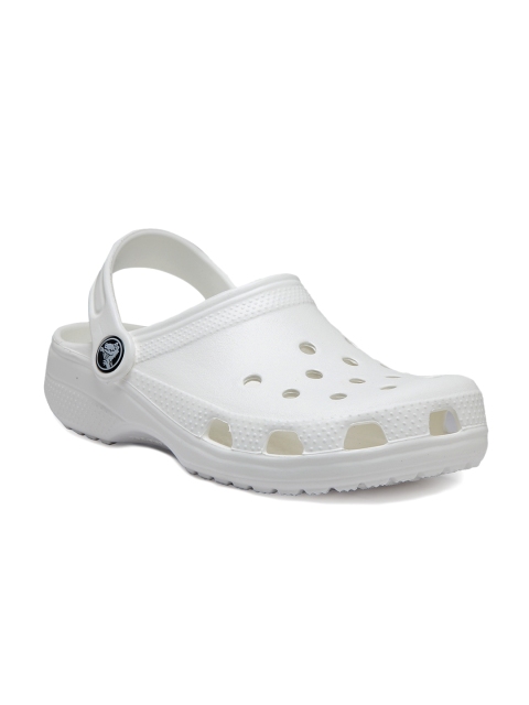 

Crocs Classic Boys White Clogs