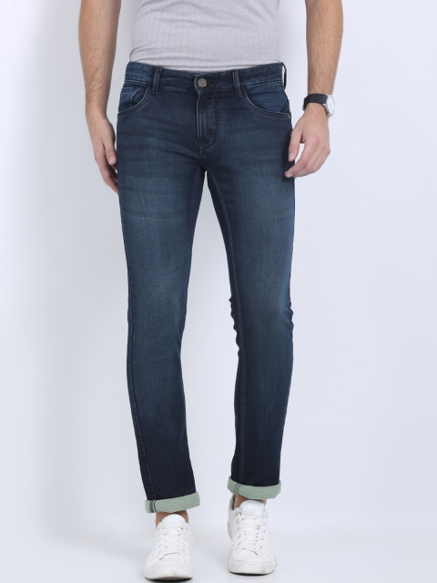 

Crocodile Men Blue Slim Fit Mid-Rise Clean Look Stretchable Jeans