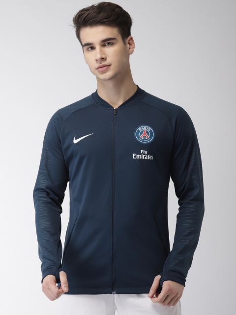 

Nike Men Navy Blue Solid Paris Saint-Germain ANTHM FB Sweatshirt